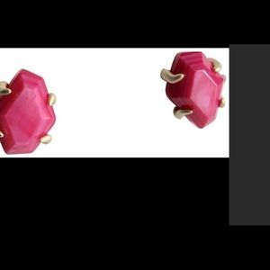 Kendra Scott Inaiyah Red Mother Of Pearl stud earrings. EUC